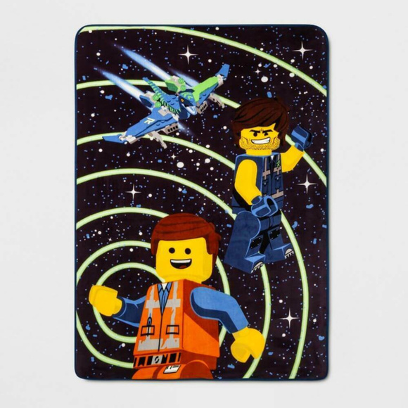 Lego Movie 2 The Good Guys Twin Full Plush Blanket - Picture 2 of 5